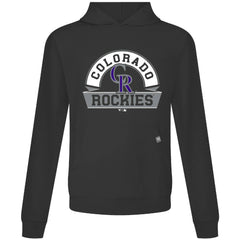 Colorado Rockies Levelwear Relay Banner Arch Pullover Hoodie | MLB Discount