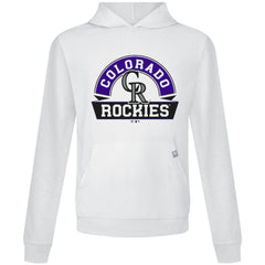 Colorado Rockies Levelwear Relay Banner Arch Pullover Hoodie | MLB US