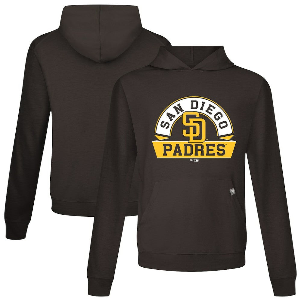 San Diego Padres Levelwear Relay Banner Arch Pullover Hoodie | MLB For sale