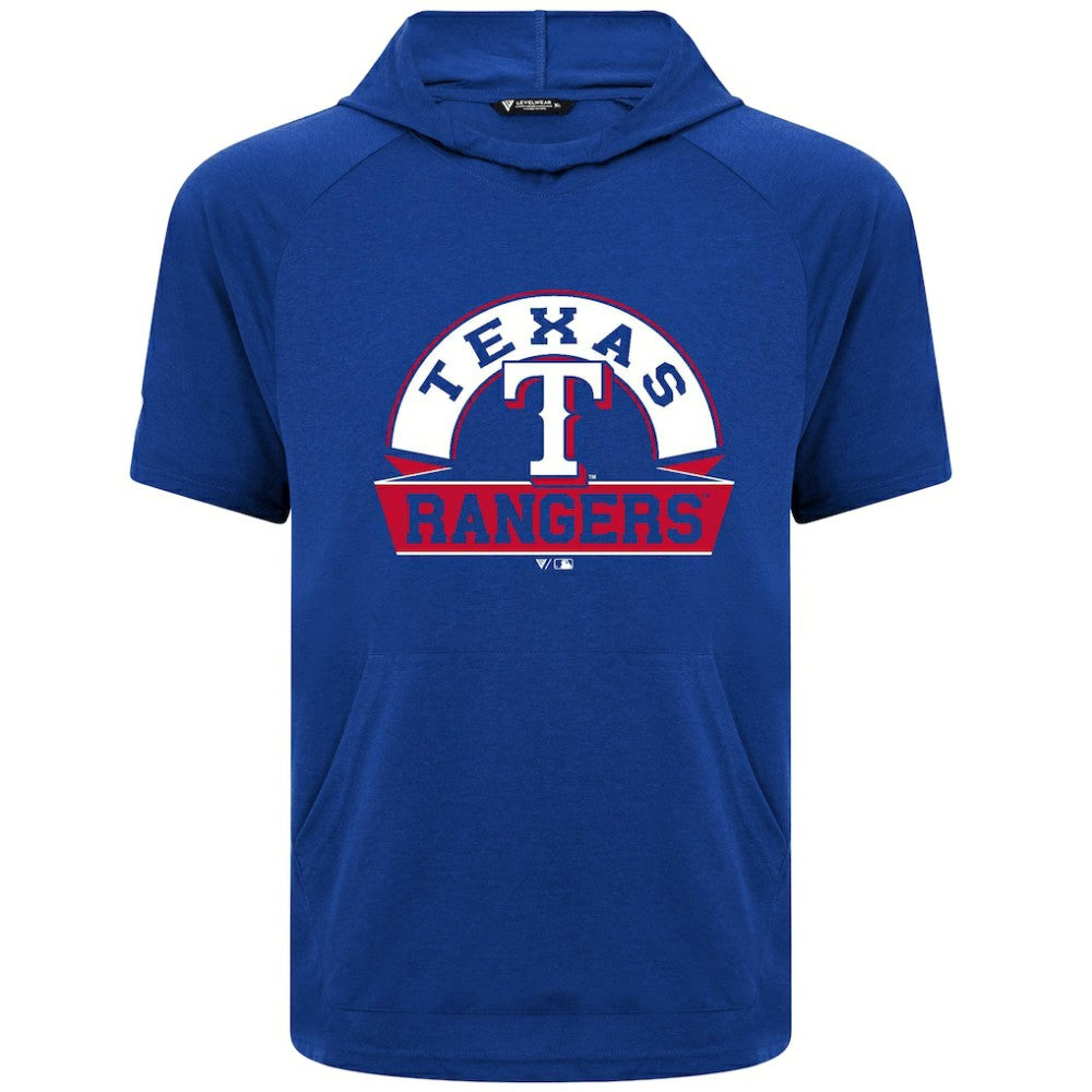 Texas Rangers Levelwear Phase Banner Arch Hoodie T-Shirt | MLB For sale