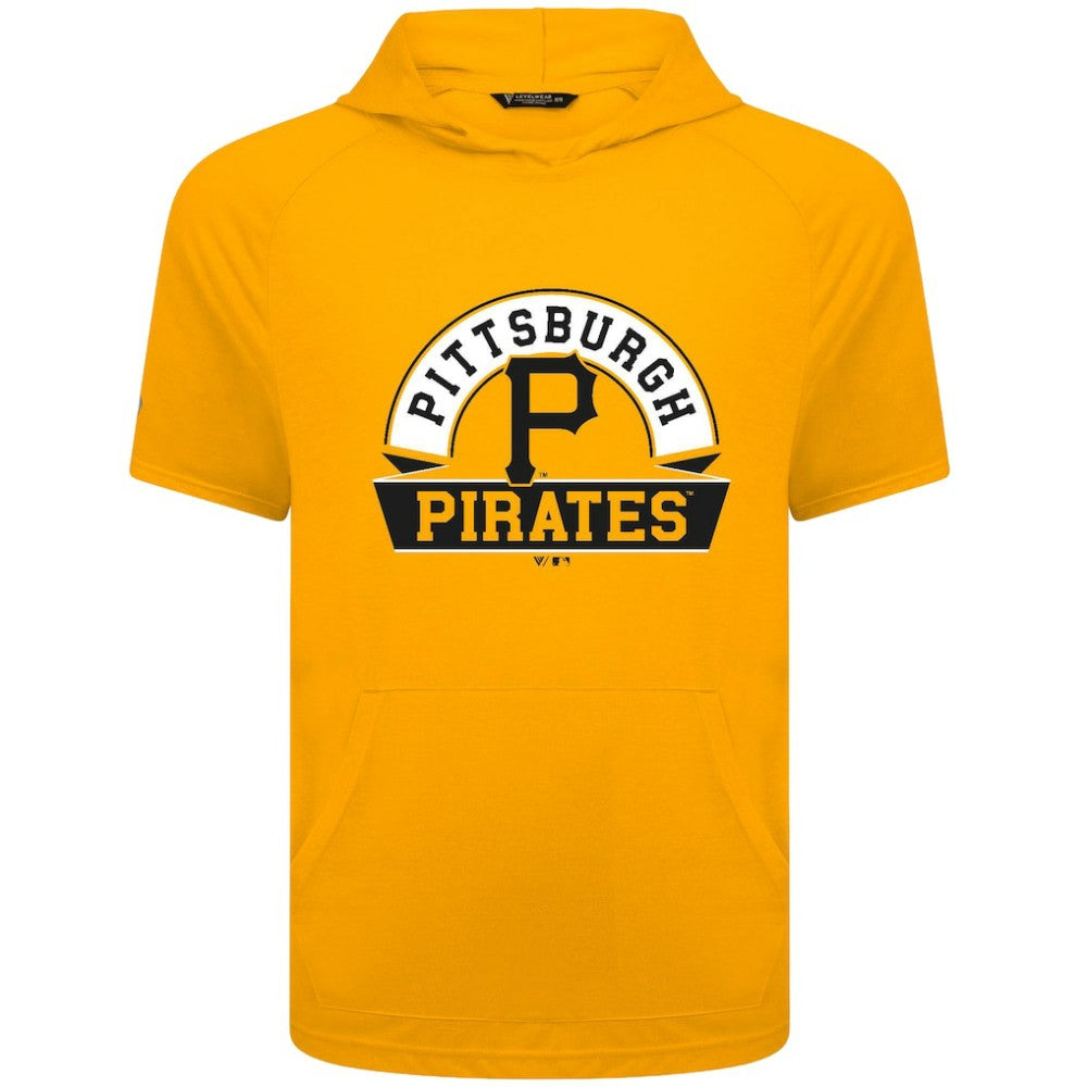 Pittsburgh Pirates Levelwear Phase Banner Arch Hoodie T-Shirt | MLB For sale