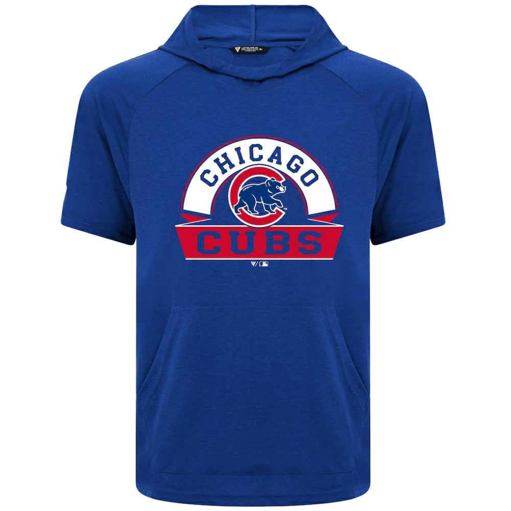 Chicago Cubs Levelwear Phase Banner Arch Hoodie T-Shirt | MLB Outlet