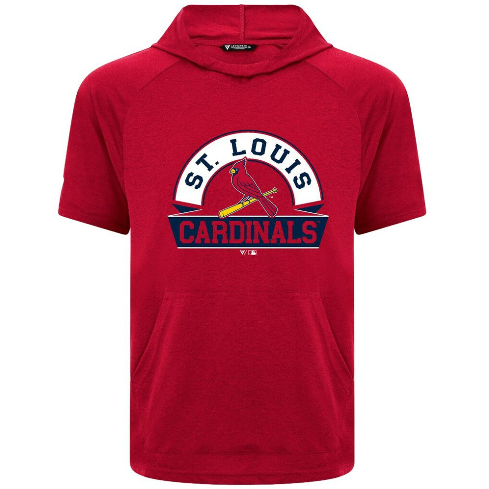 St. Louis Cardinals Levelwear Phase Banner Arch Hoodie T-Shirt | MLB Discount
