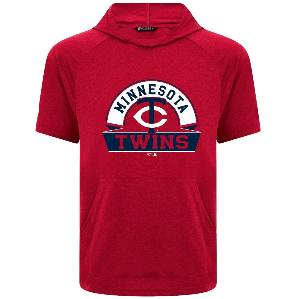 Minnesota Twins Levelwear Phase Banner Arch Hoodie T-Shirt | MLB For sale