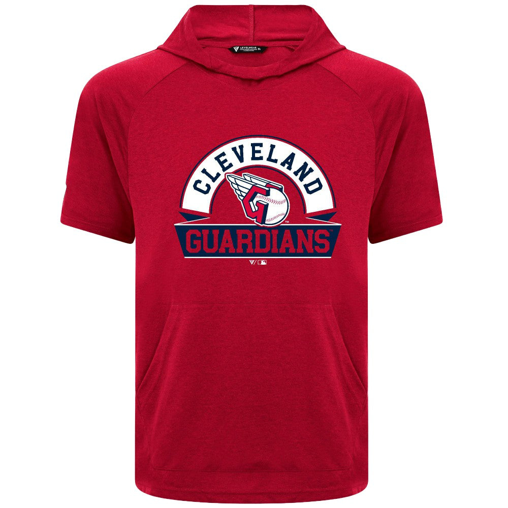 Cleveland Guardians Levelwear Phase Banner Arch Hoodie T-Shirt | MLB US