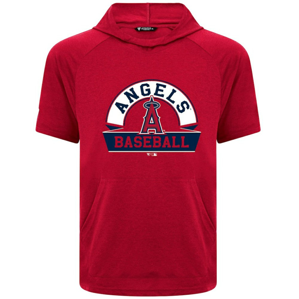 Los Angeles Angels Levelwear Phase Banner Arch Hoodie T-Shirt | MLB New