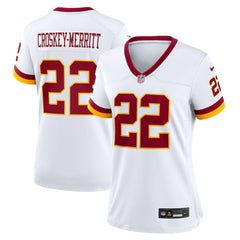 Washington Commanders Nike Jacory Croskey-Merritt  Women's Game Super Bowl Era Jersey