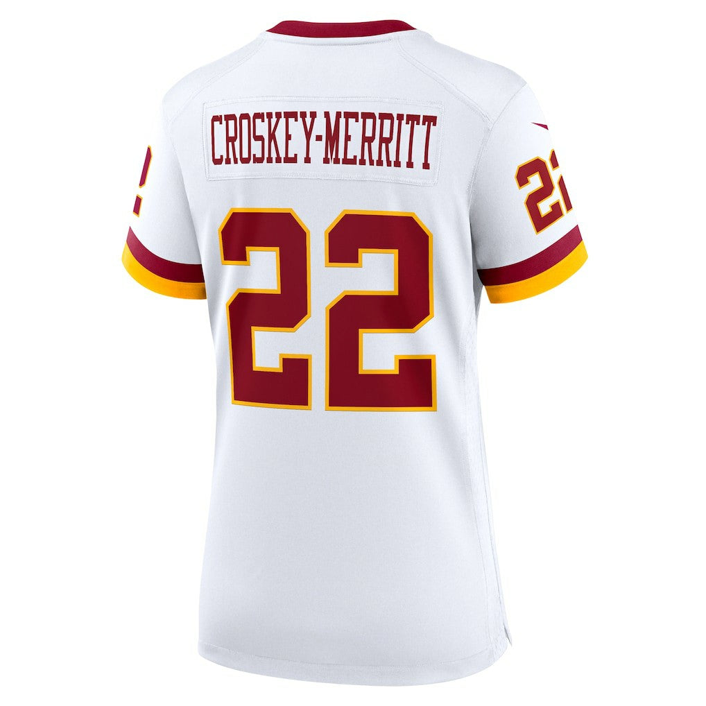Washington Commanders Nike Jacory Croskey-Merritt  Women's Game Super Bowl Era Jersey