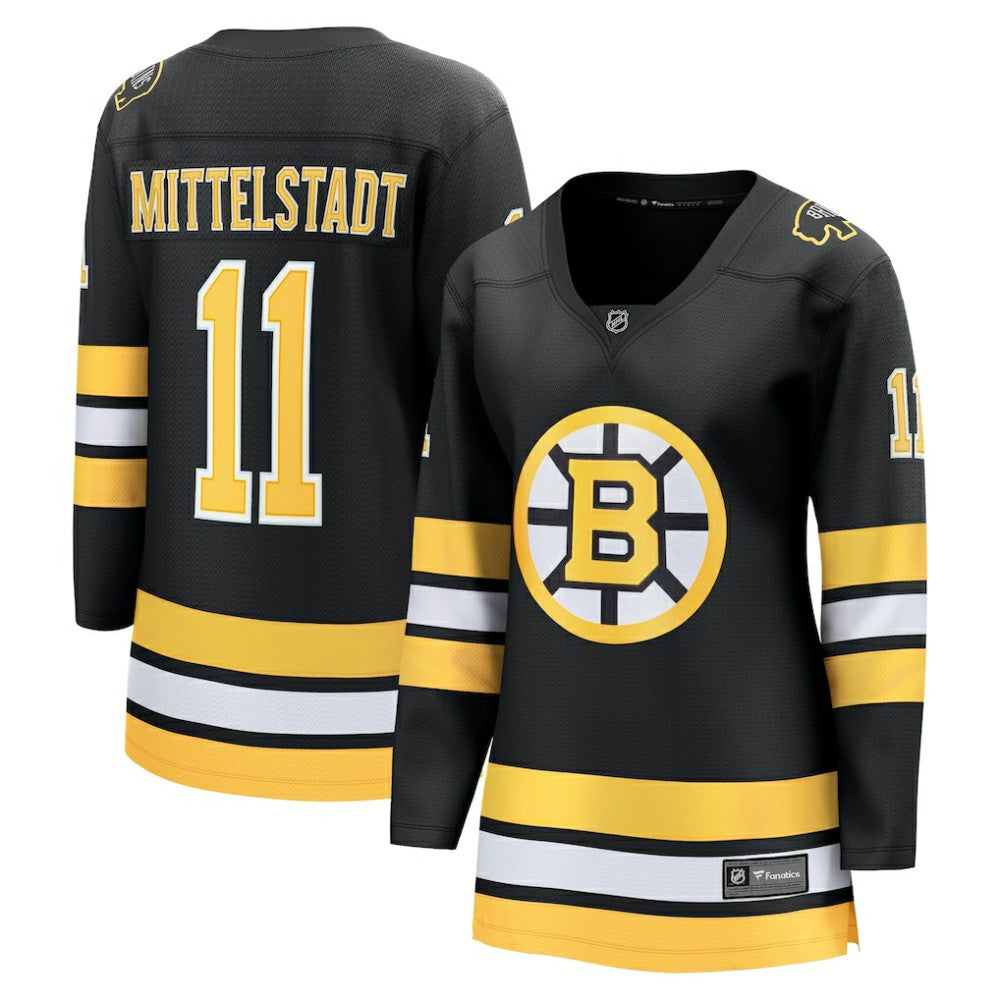 Casey Mittelstadt Boston Bruins Fanatics Women's Home Breakaway Player Jersey For Sale