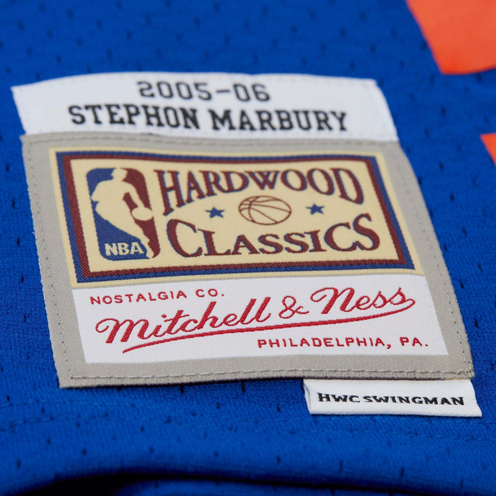 Stephon Marbury New York Knicks 2005/06 Hardwood Classics Swingman Jersey Online
