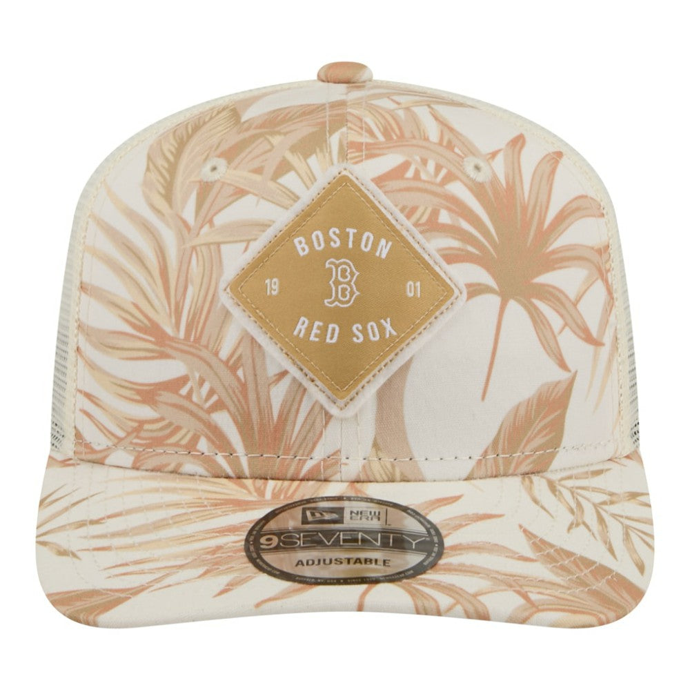 Boston Red Sox New Era Tonal Palm 9SEVENTY Adjustable Trucker Hat | MLB For sale