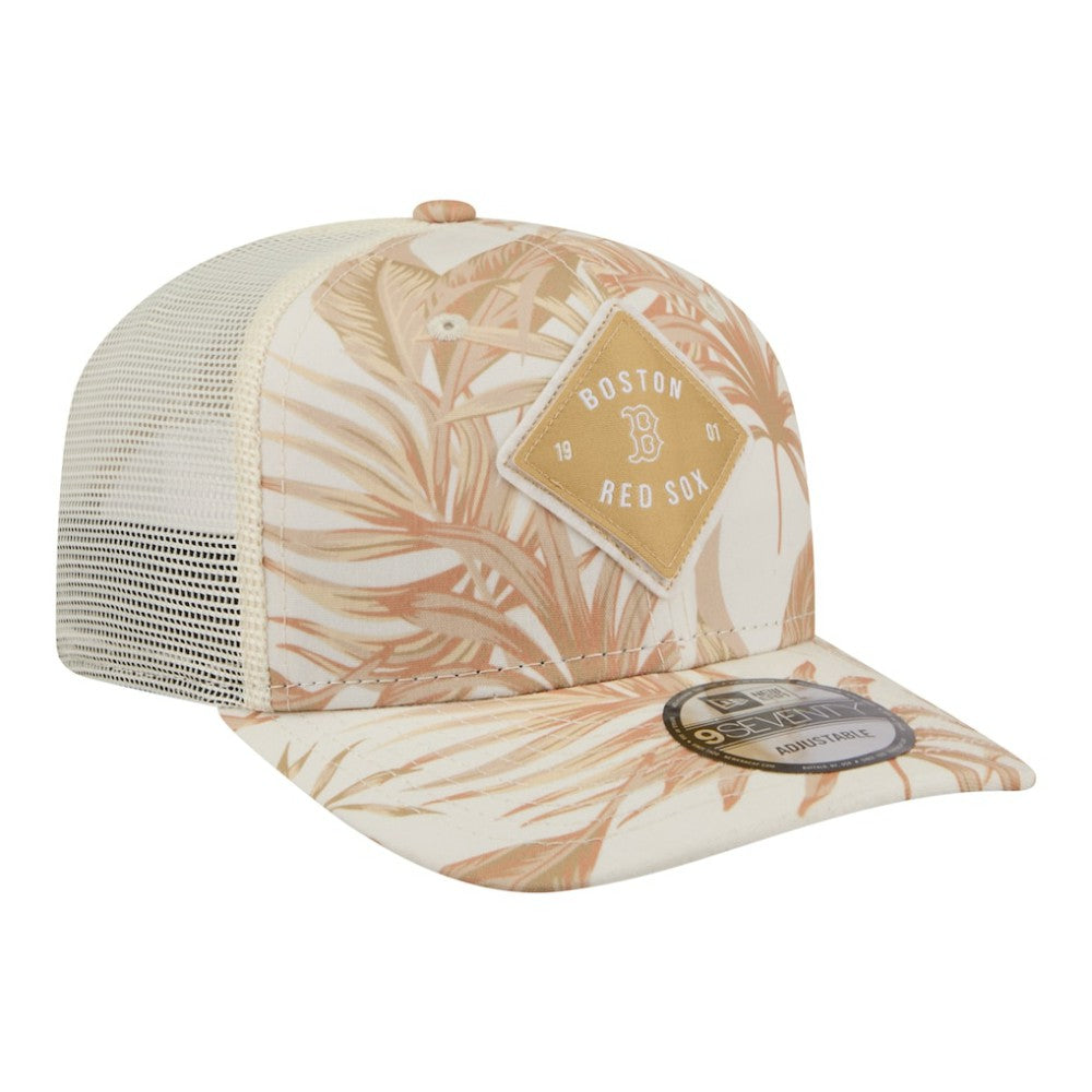 Boston Red Sox New Era Tonal Palm 9SEVENTY Adjustable Trucker Hat | MLB For sale