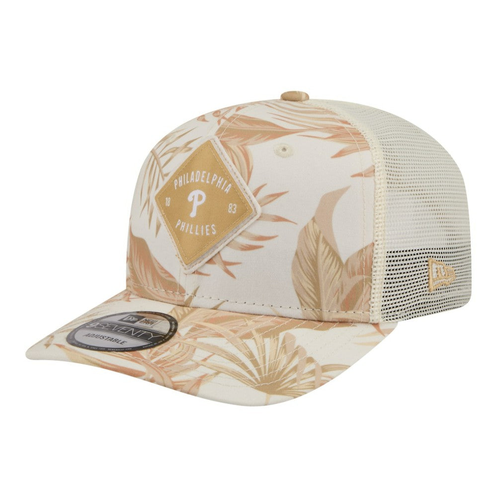 Philadelphia Phillies New Era Tonal Palm 9SEVENTY Adjustable Trucker Hat | MLB Outlet