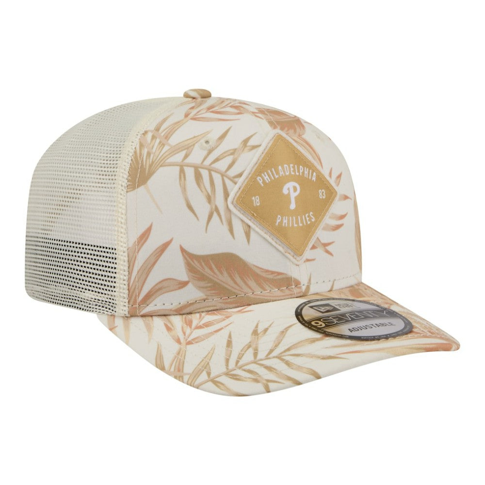 Philadelphia Phillies New Era Tonal Palm 9SEVENTY Adjustable Trucker Hat | MLB Outlet