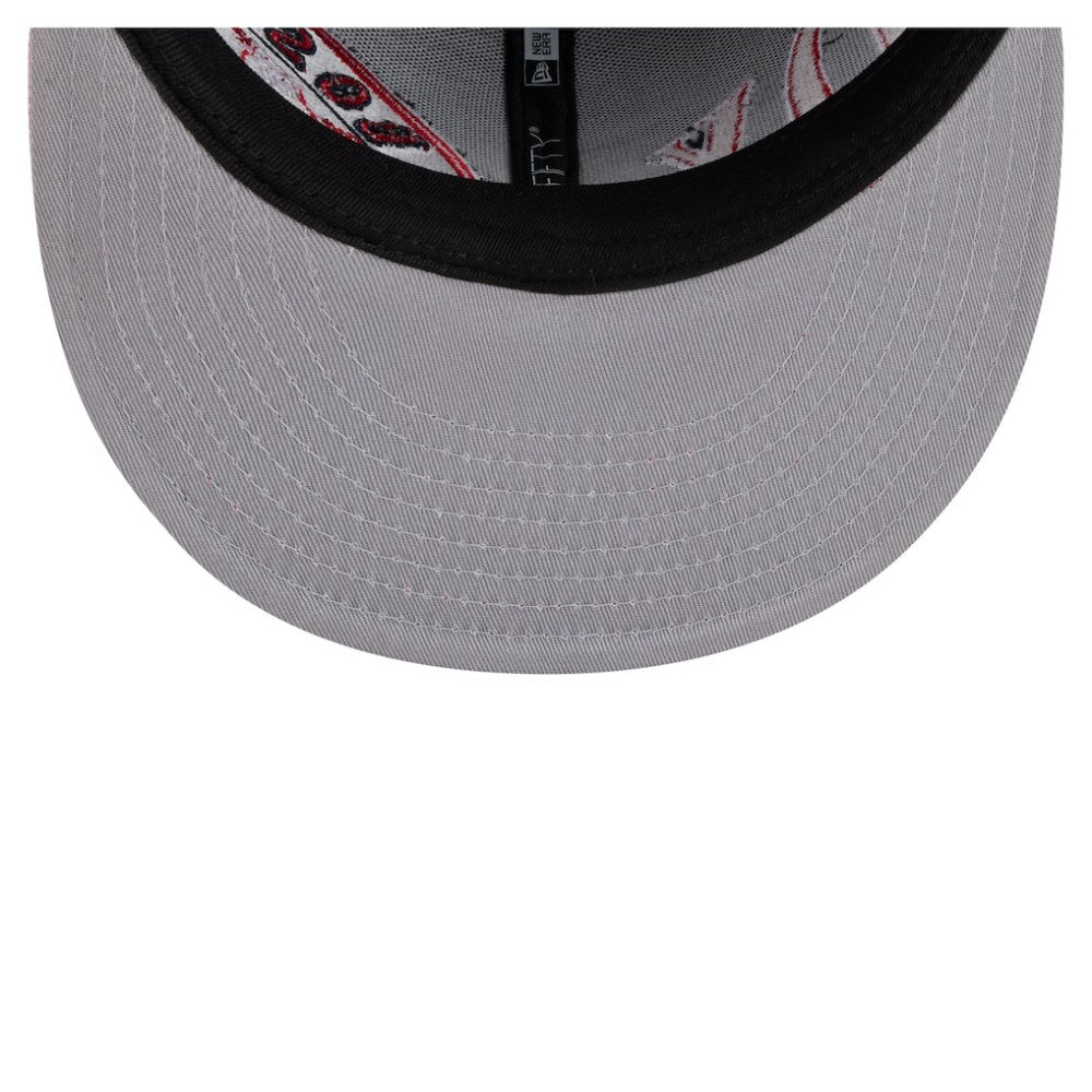 Boston Red Sox New Era Stretched Two-Tone 9FIFTY Adjustable Hat | MLB Outlet