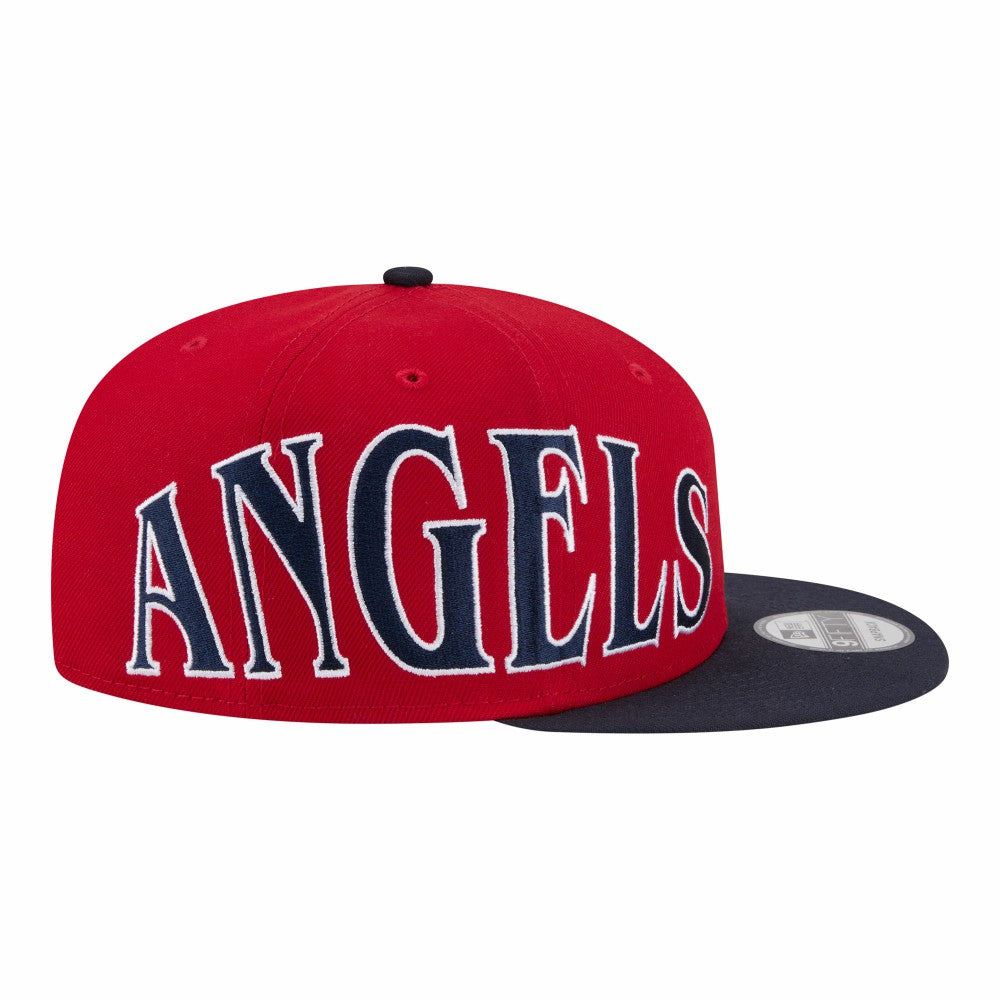 Los Angeles Angels New Era Stretched Two-Tone 9FIFTY Adjustable Hat | MLB Shop