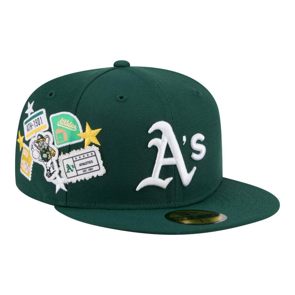 Athletics New Era City Patch 59FIFTY Fitted Hat | MLB Discount