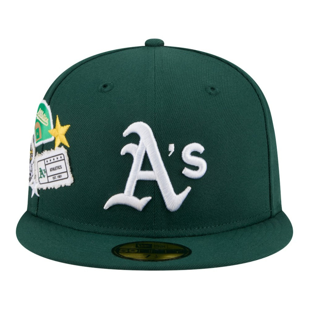 Athletics New Era City Patch 59FIFTY Fitted Hat | MLB Discount