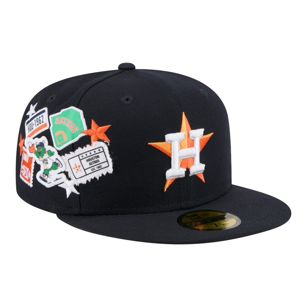 Houston Astros New Era City Patch 59FIFTY Fitted Hat | MLB Discount