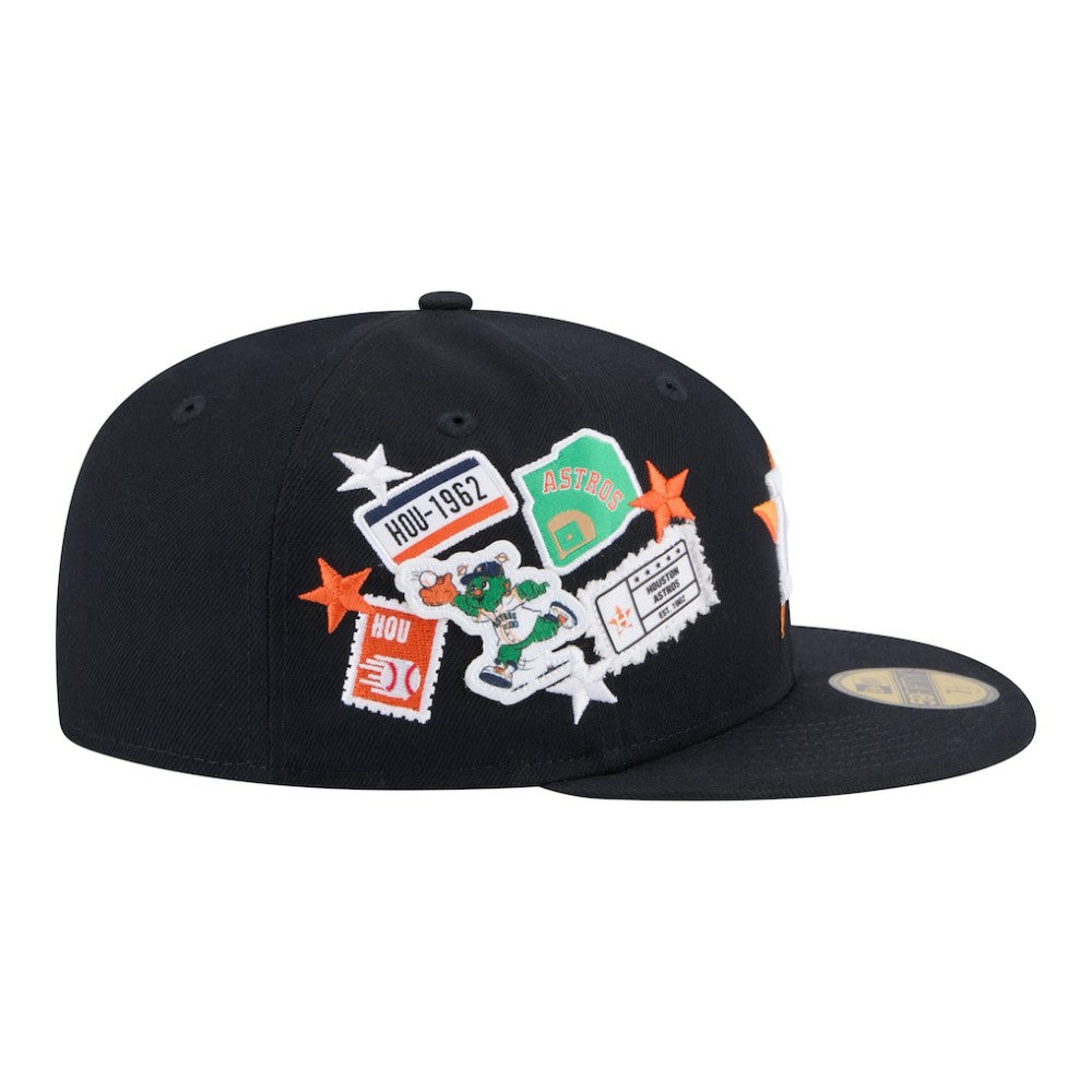 Houston Astros New Era City Patch 59FIFTY Fitted Hat | MLB Discount