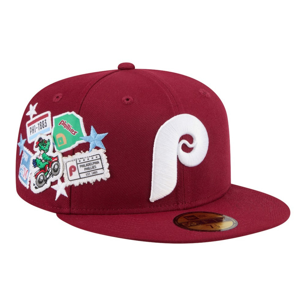Philadelphia Phillies New Era City Patch 59FIFTY Fitted Hat | MLB For sale