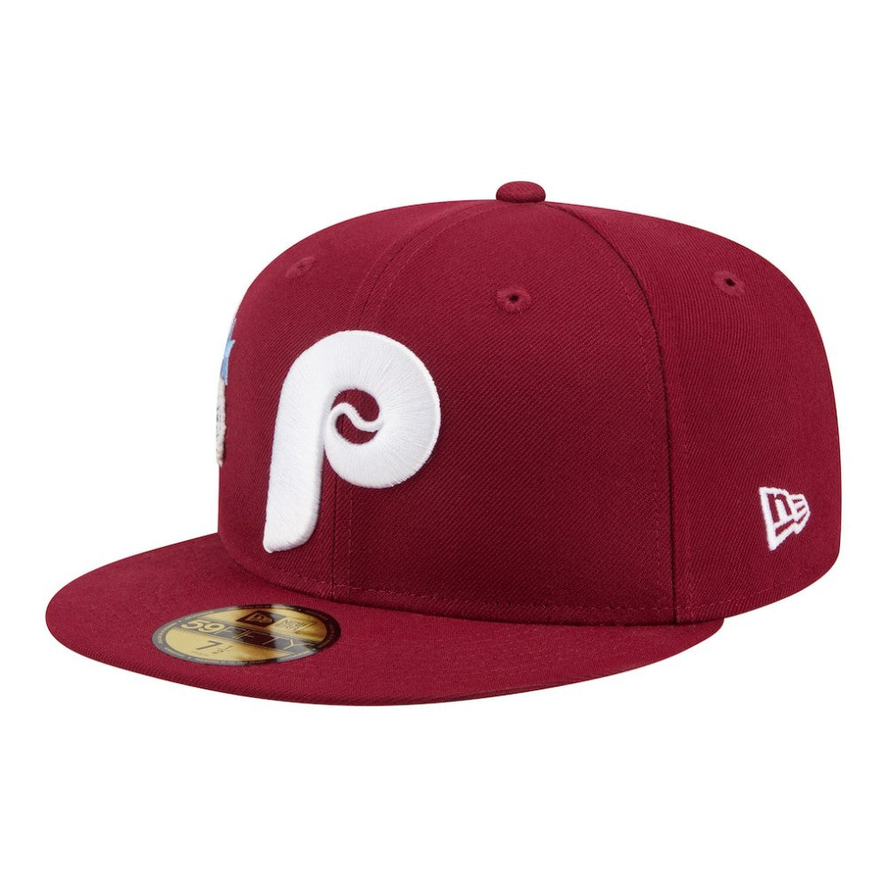 Philadelphia Phillies New Era City Patch 59FIFTY Fitted Hat | MLB For sale