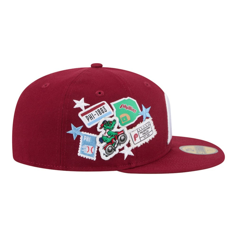Philadelphia Phillies New Era City Patch 59FIFTY Fitted Hat | MLB For sale
