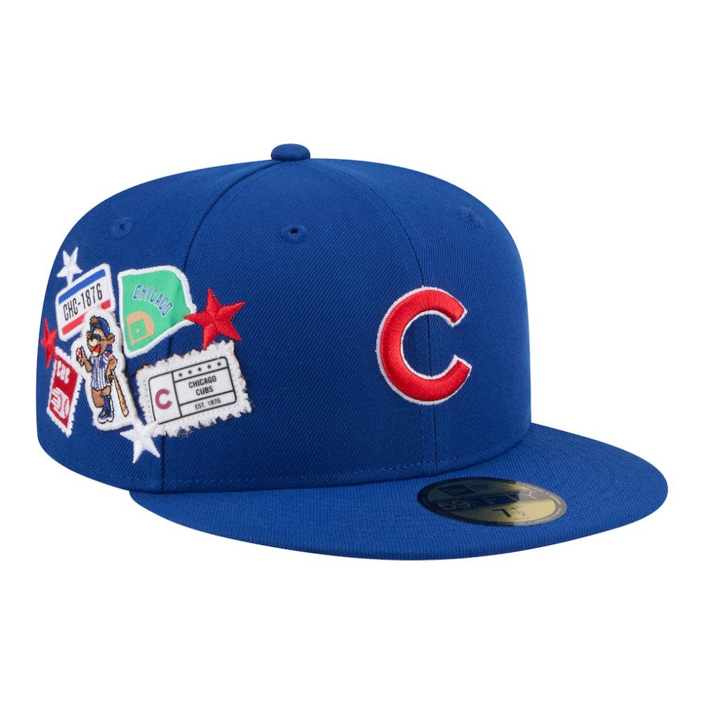 Chicago Cubs New Era City Patch 59FIFTY Fitted Hat | MLB Outlet