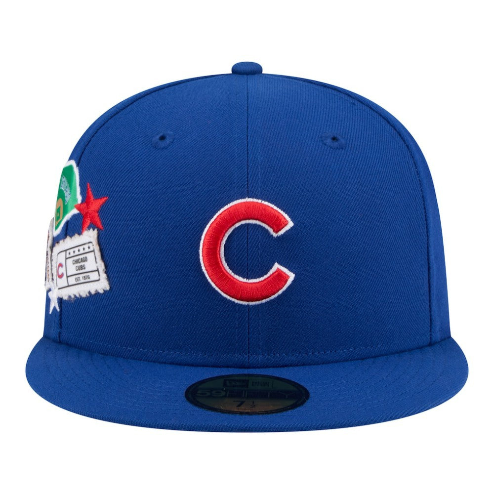 Chicago Cubs New Era City Patch 59FIFTY Fitted Hat | MLB Outlet