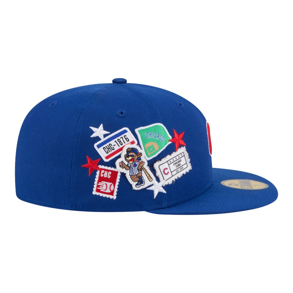 Chicago Cubs New Era City Patch 59FIFTY Fitted Hat | MLB Outlet