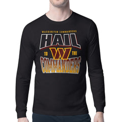 Washington Commanders  Starter Comic Style Slogan Long Sleeve T-Shirt