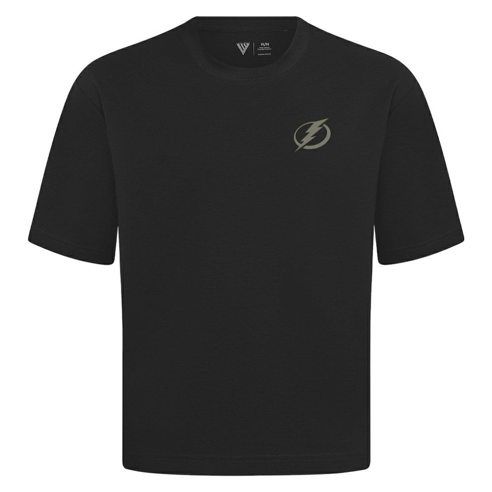 Tampa Bay Lightning Levelwear Copper Oversized Luxe Signature Knit T-Shirt Outlet