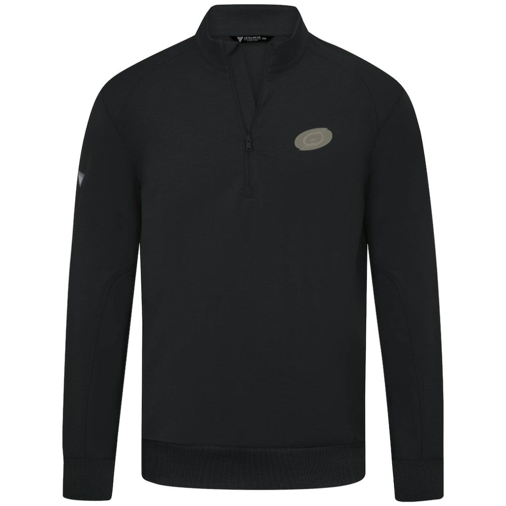 Carolina Hurricanes Levelwear Copper Upright Quarter-Zip Pullover Discount