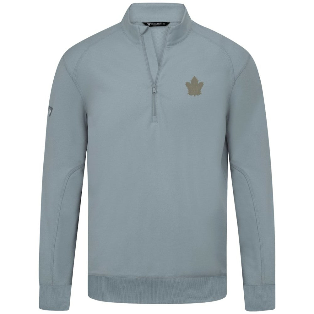 Toronto Maple Leafs Levelwear Copper Upright Quarter-Zip Pullover On Sale