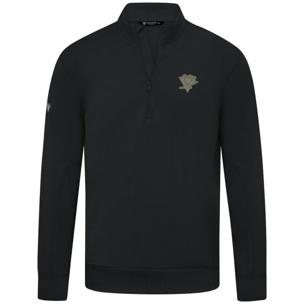 Pittsburgh Penguins Levelwear Copper Upright Quarter-Zip Pullover Online