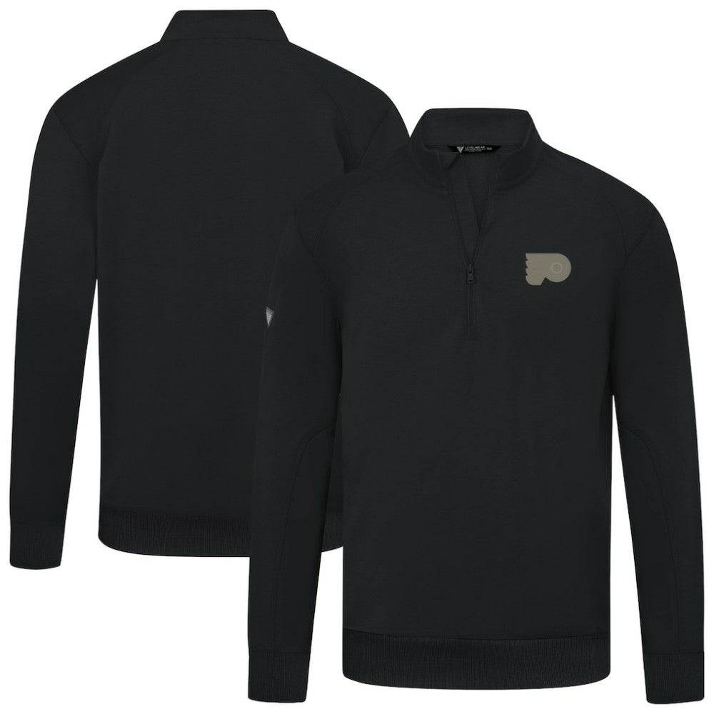 Philadelphia Flyers Levelwear Copper Upright Quarter-Zip Pullover On Sale