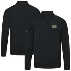 Philadelphia Flyers Levelwear Copper Upright Quarter-Zip Pullover On Sale