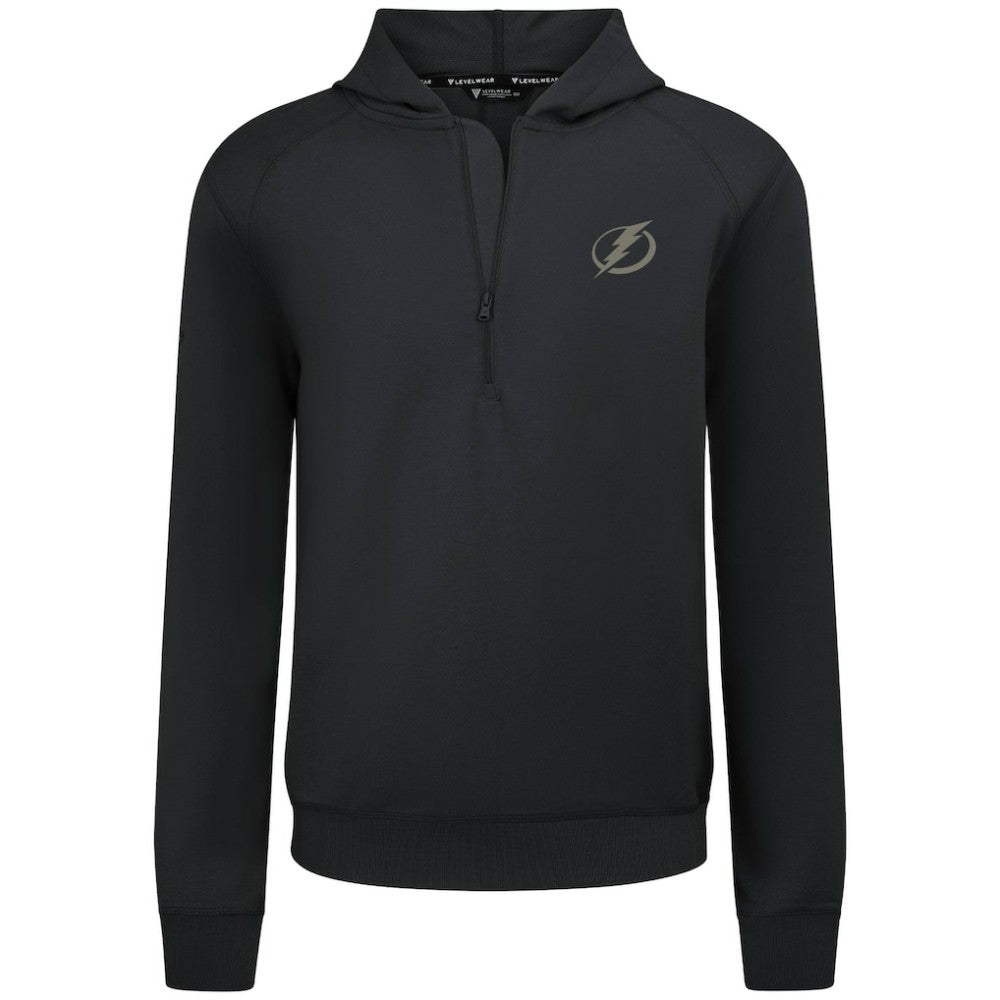 Tampa Bay Lightning Levelwear Technic Quarter-Zip Pullover Hoodie Outlet