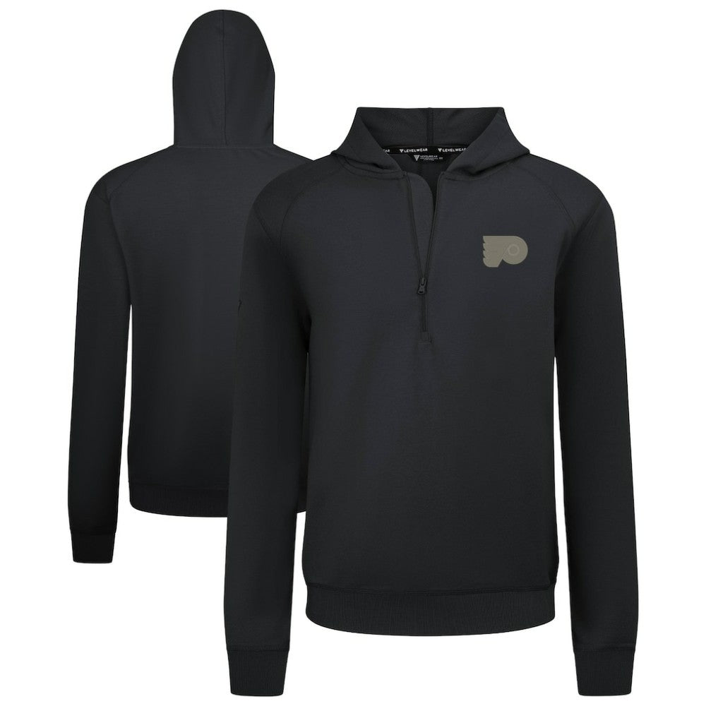 Philadelphia Flyers Levelwear Technic Quarter-Zip Pullover Hoodie Outlet