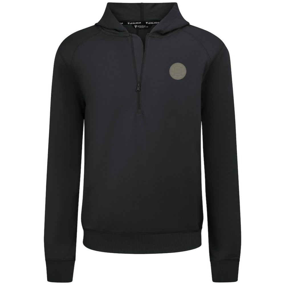 Boston Bruins Levelwear Technic Quarter-Zip Pullover Hoodie On Sale