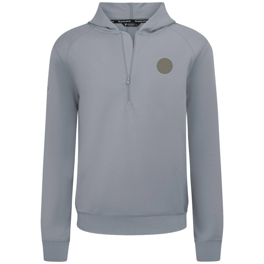 Boston Bruins Levelwear Technic Quarter-Zip Pullover Hoodie On Sale