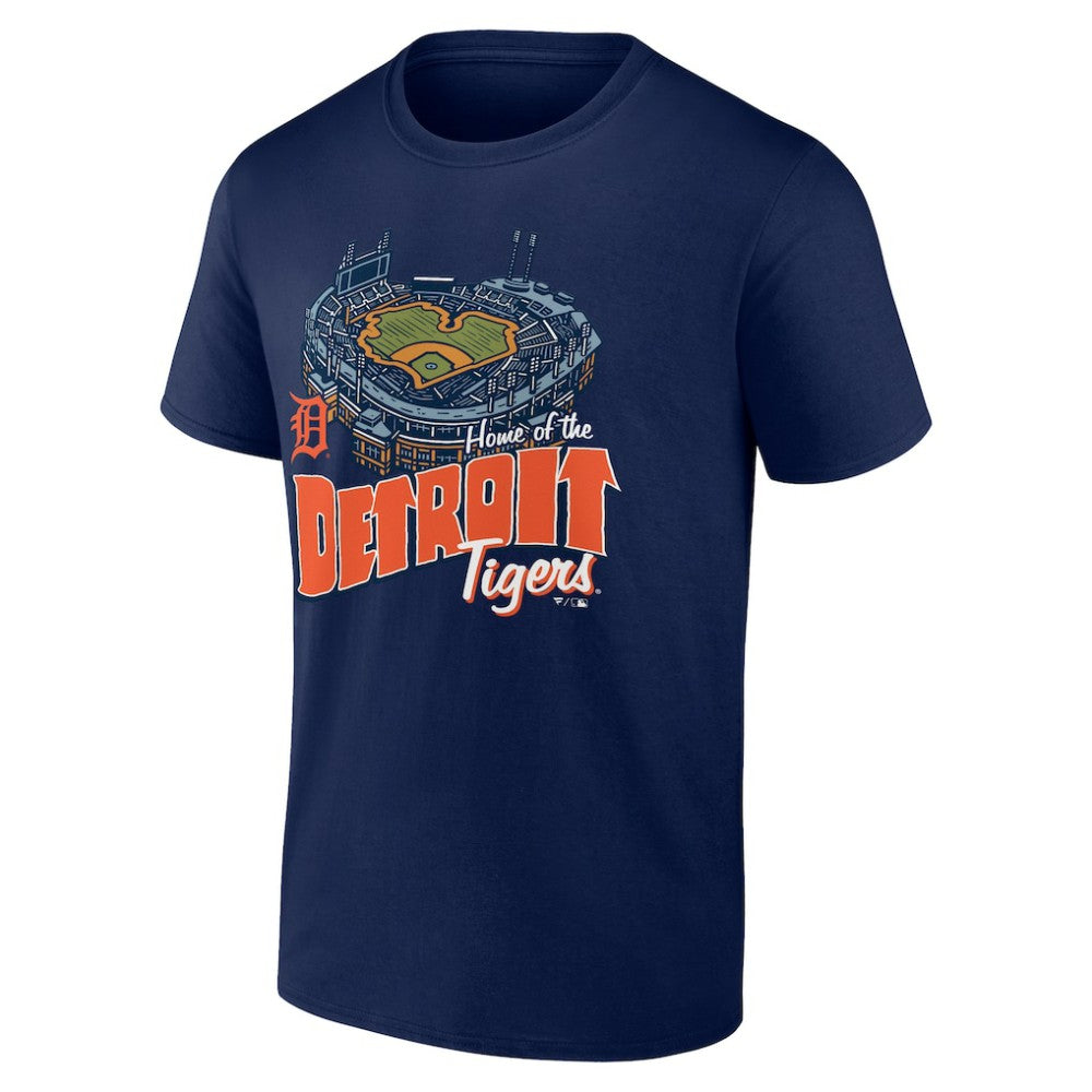 Detroit Tigers Navy Home Stadium T-Shirt | MLB Sale