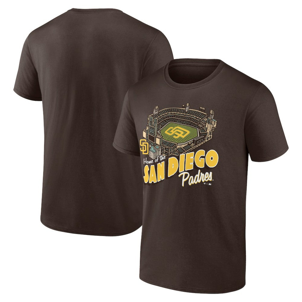 San Diego Padres Brown Home Stadium T-Shirt | MLB Discount