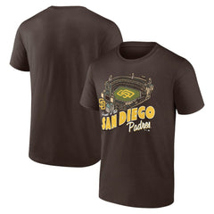 San Diego Padres Brown Home Stadium T-Shirt | MLB Discount