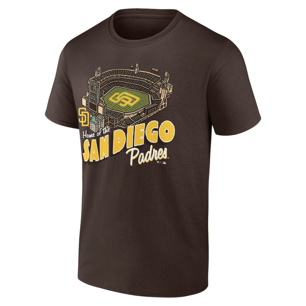 San Diego Padres Brown Home Stadium T-Shirt | MLB Discount