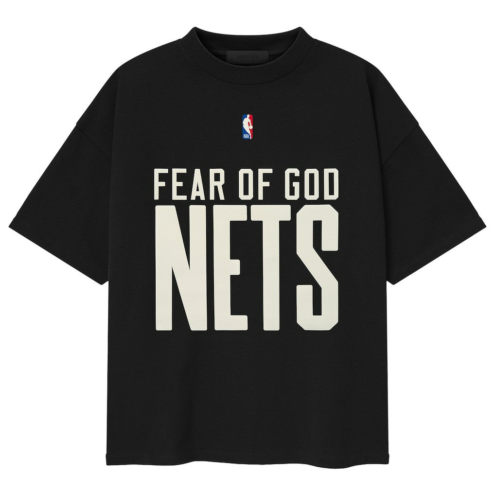 Brooklyn Nets Fear of God x NBA Classic Fit T-Shirt On Sale
