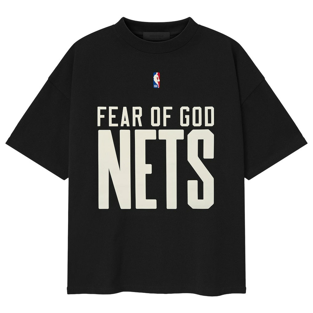 Brooklyn Nets Fear of God x NBA Classic Fit T-Shirt On Sale