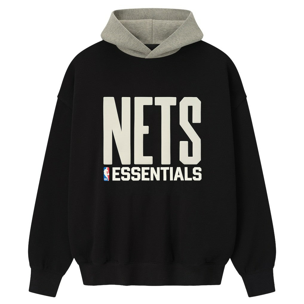 Brooklyn Nets Fear of God x NBA Macao Sport Fit Hoodie Discount