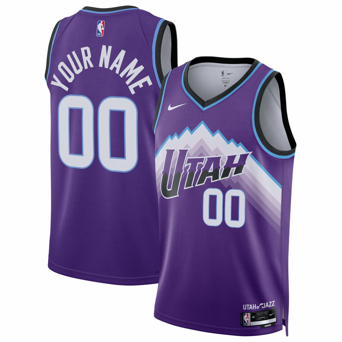 Utah Jazz Unisex Swingman Custom Jersey New