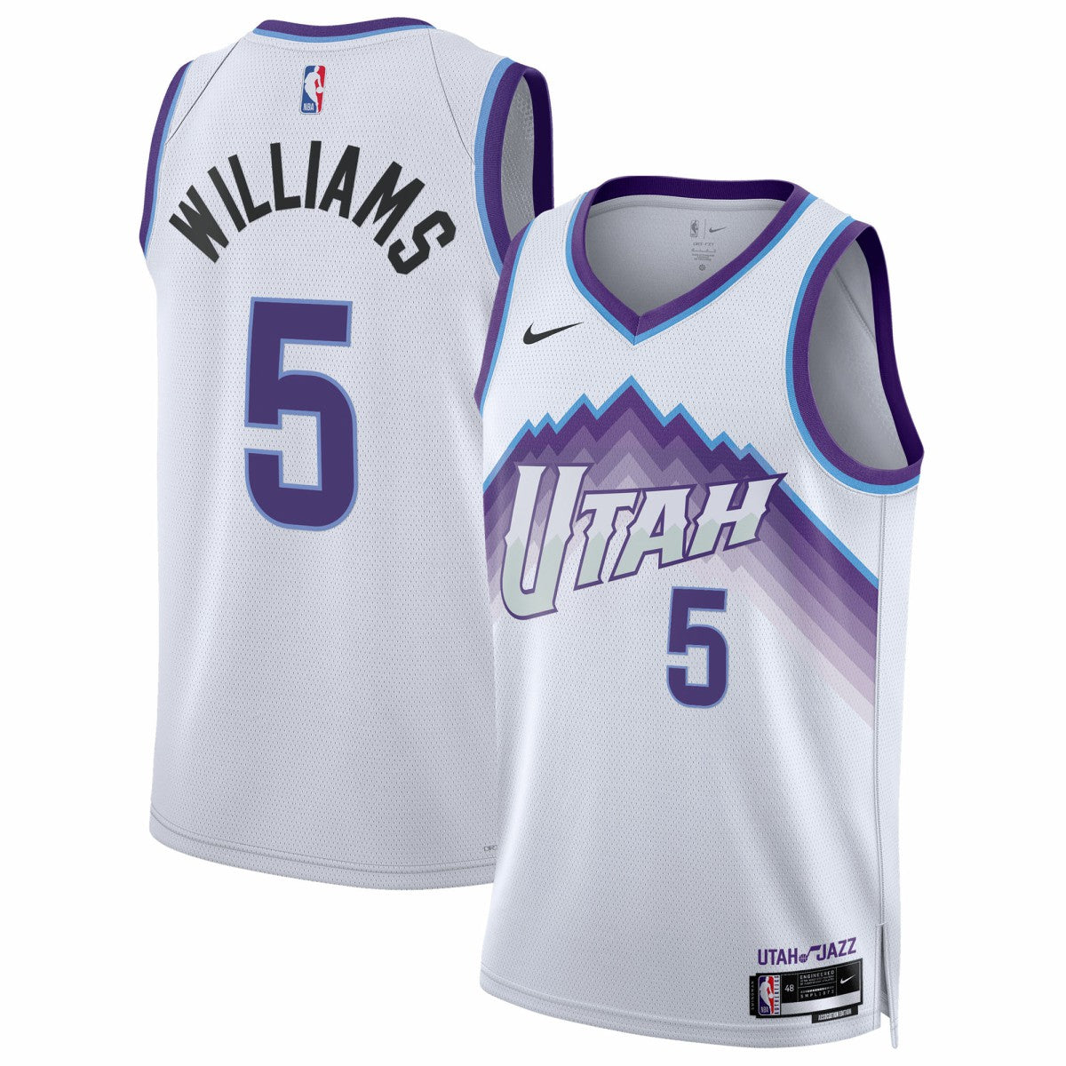 Cody Williams Utah Jazz Unisex Swingman Jersey Discount